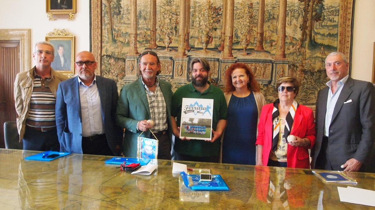 La presentazione di Ferrara Baseball Softball Club in municipio