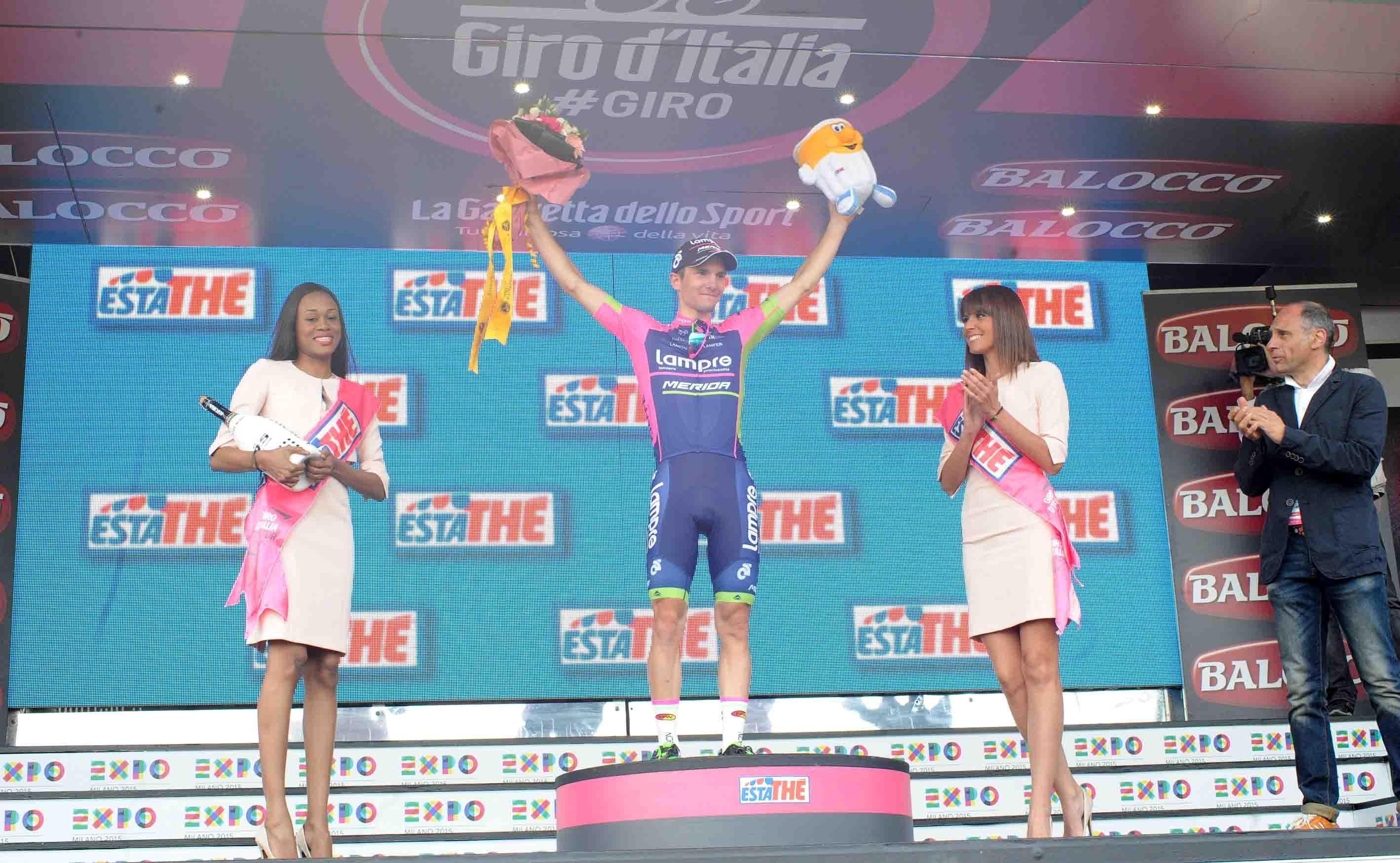 Jan Polanc, vincitore della quinta tappa del Giro (foto Gori)