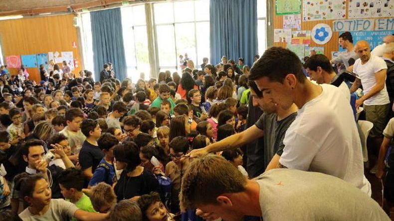 L’Empoli si fa travolgere dall’entusiasmo dei bimbi