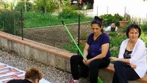 Striscioni e cartelli in favore di telecamera