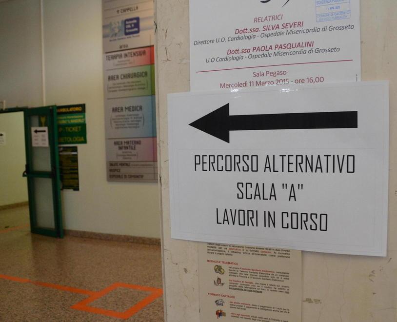 Lavori all’ospedale in corso anche in questa settimana