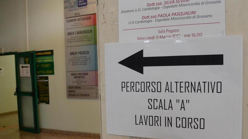Lavori all’ospedale in corso anche in questa settimana