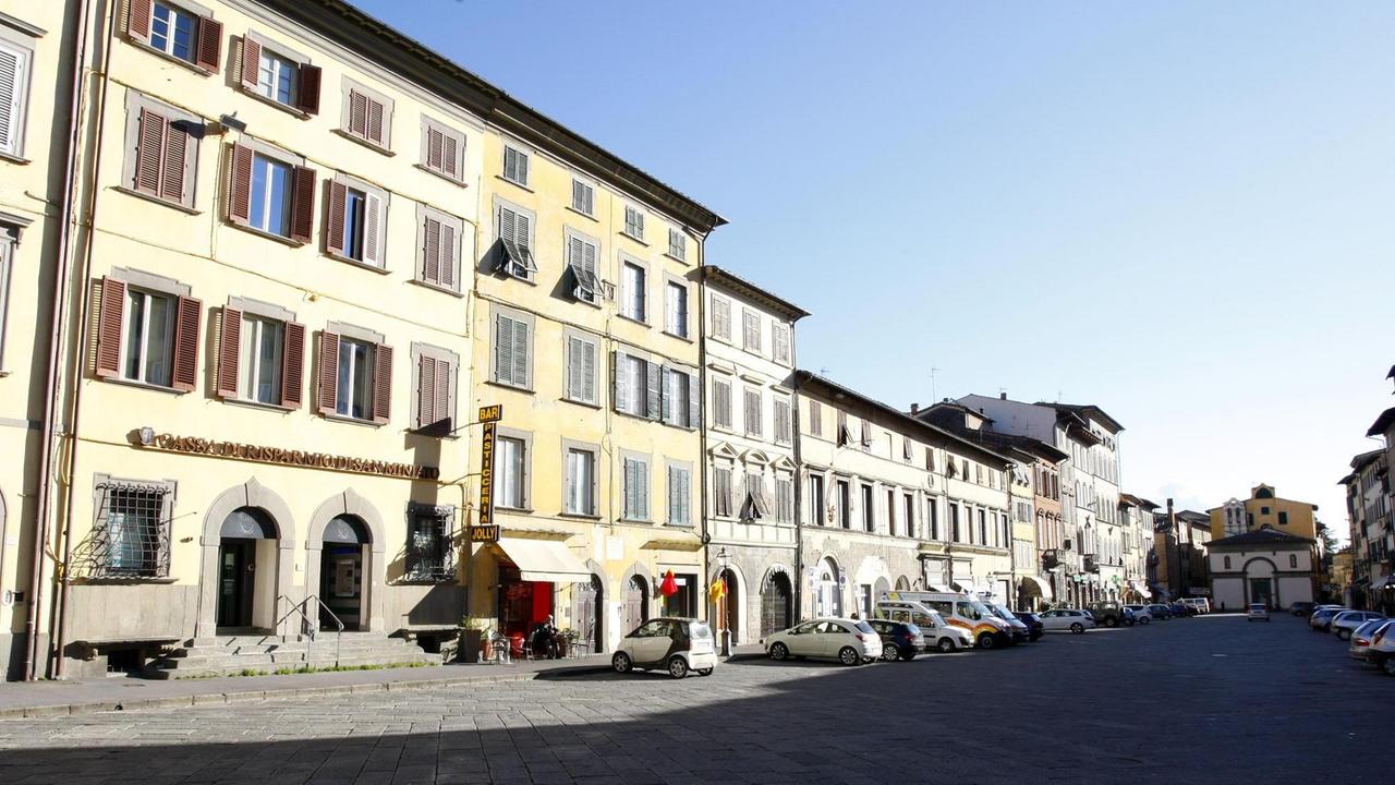 Uno scorcio di piazza Mazzini