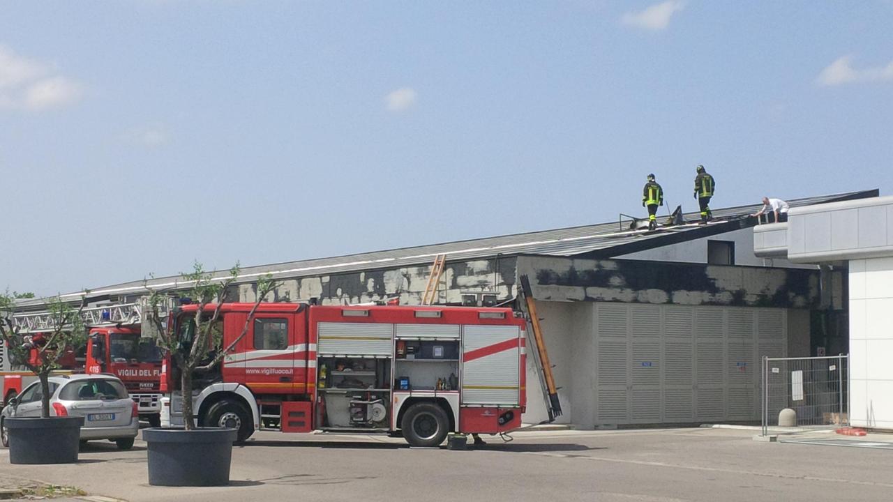 I vigili del fuoco alla Lupi