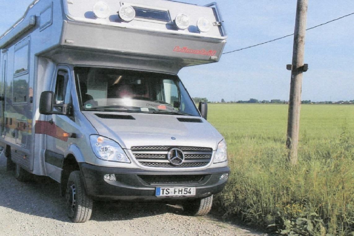 Ritrovato a Poviglio un camper rubato a turisti tedeschi