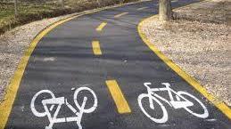 Una pista ciclabile