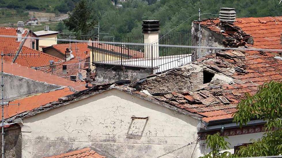 Tetto incendiato da canna fumaria