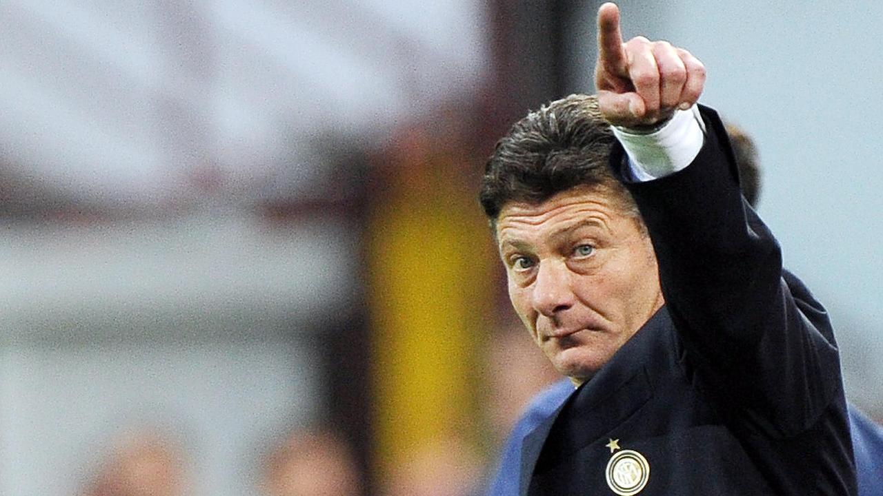Walter Mazzarri all'epoca in cui allenava l'Inter