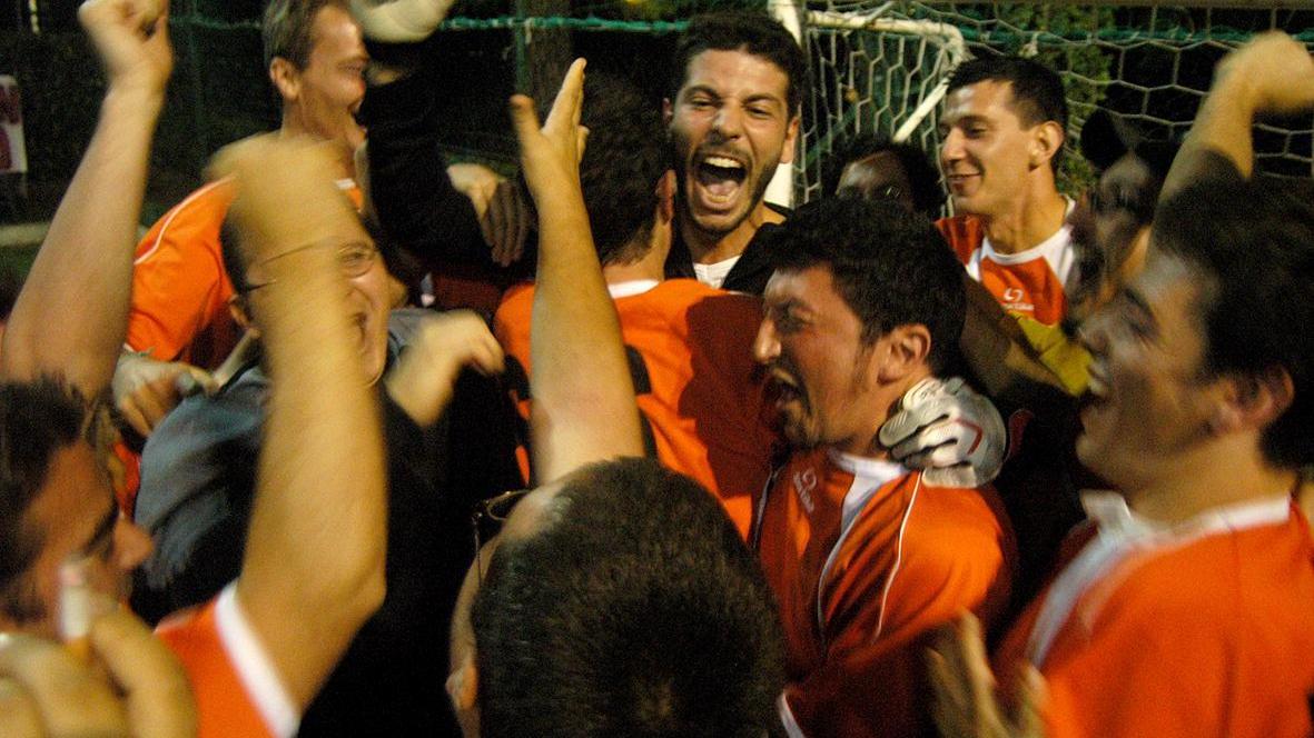 I festeggiamenti dopo una finale