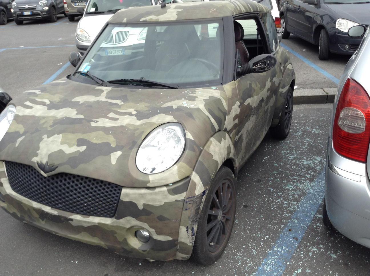 I danni provocati alla minicar del figlio del presidente del Prato