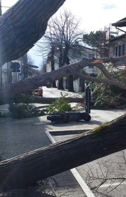 Si ripristina la segnaletica stradale 