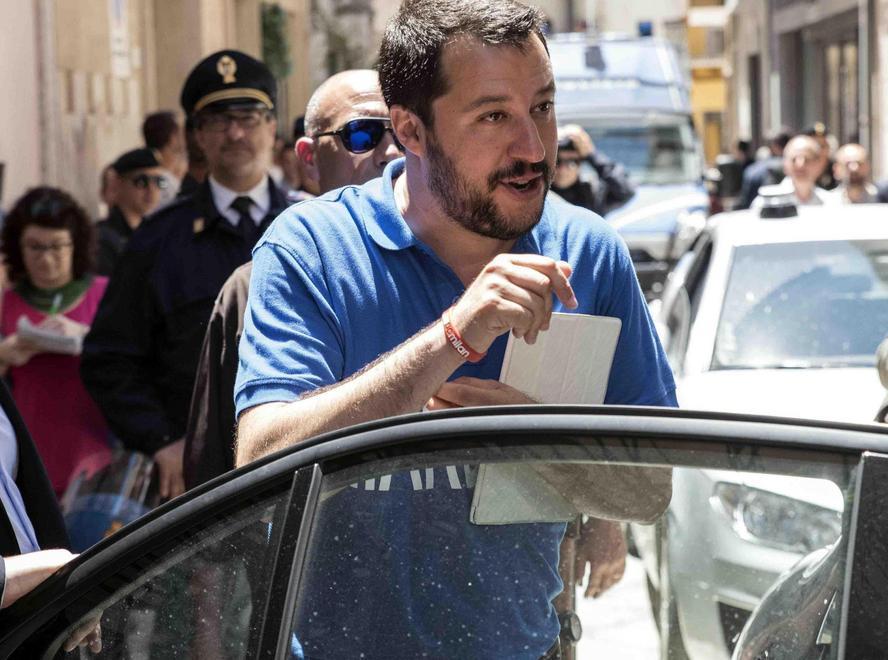 Città blindata: oggi arriva Salvini 