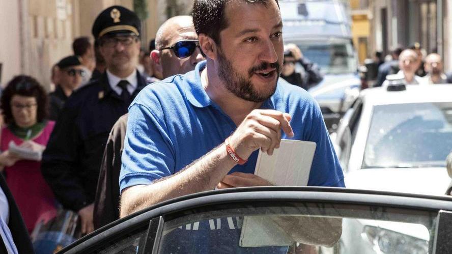 Città blindata: oggi arriva Salvini