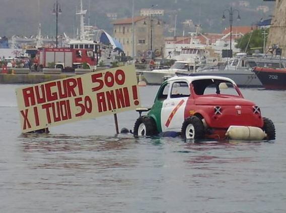 Tutti pazzi per le 500, show a Marciana Marina 