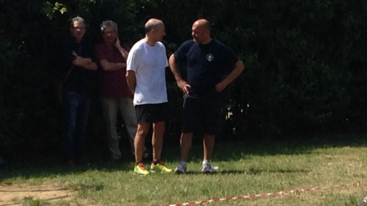 Lippi e Barabino a bordo campo
