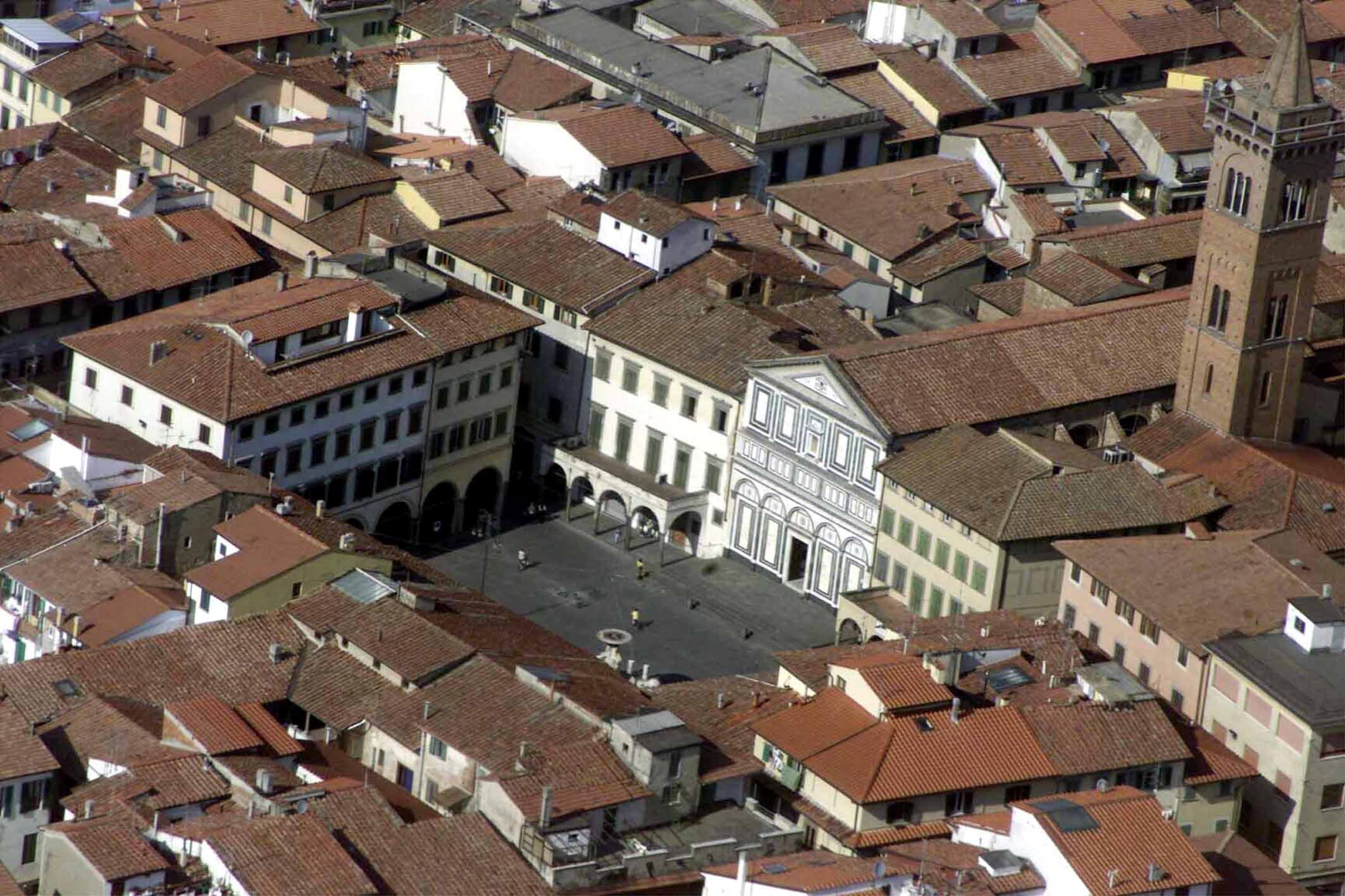Empoli vista dall'alto (foto d'archivio)