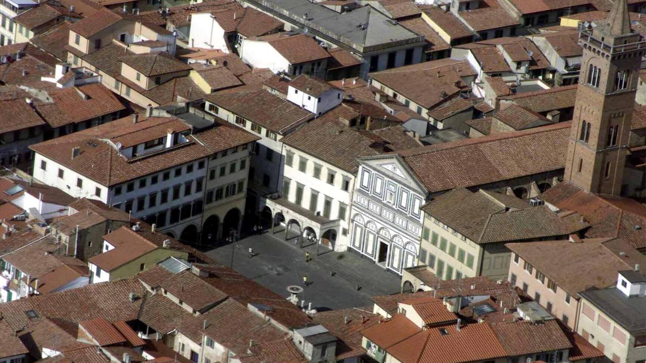Empoli vista dall'alto (foto d'archivio)