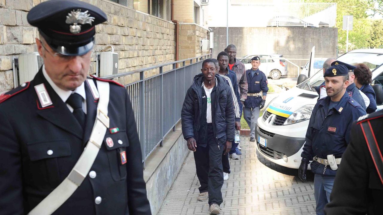 L'arrivo di profughi a Pistoia