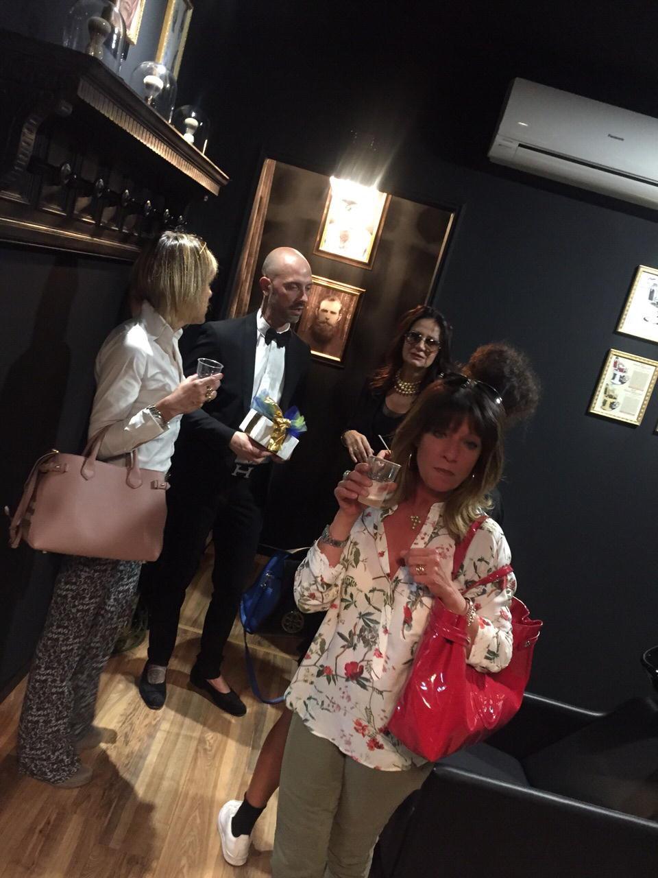Un momento della festa per Comb a Bientina