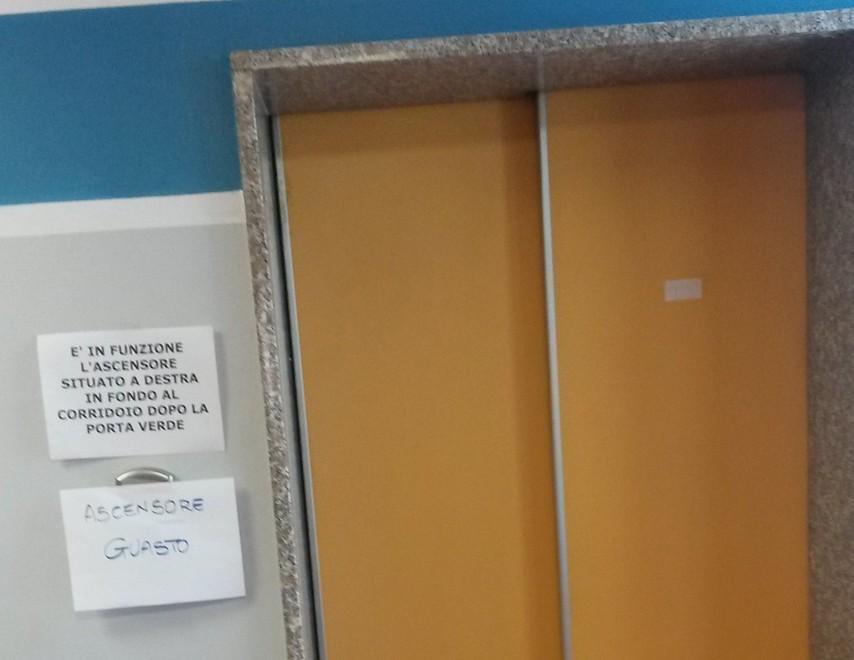 Riparati gli ascensori dell’ospedale 