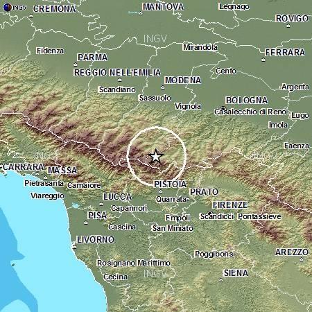Nuova scossa nell'Appennino, trema anche il versante pistoiese
