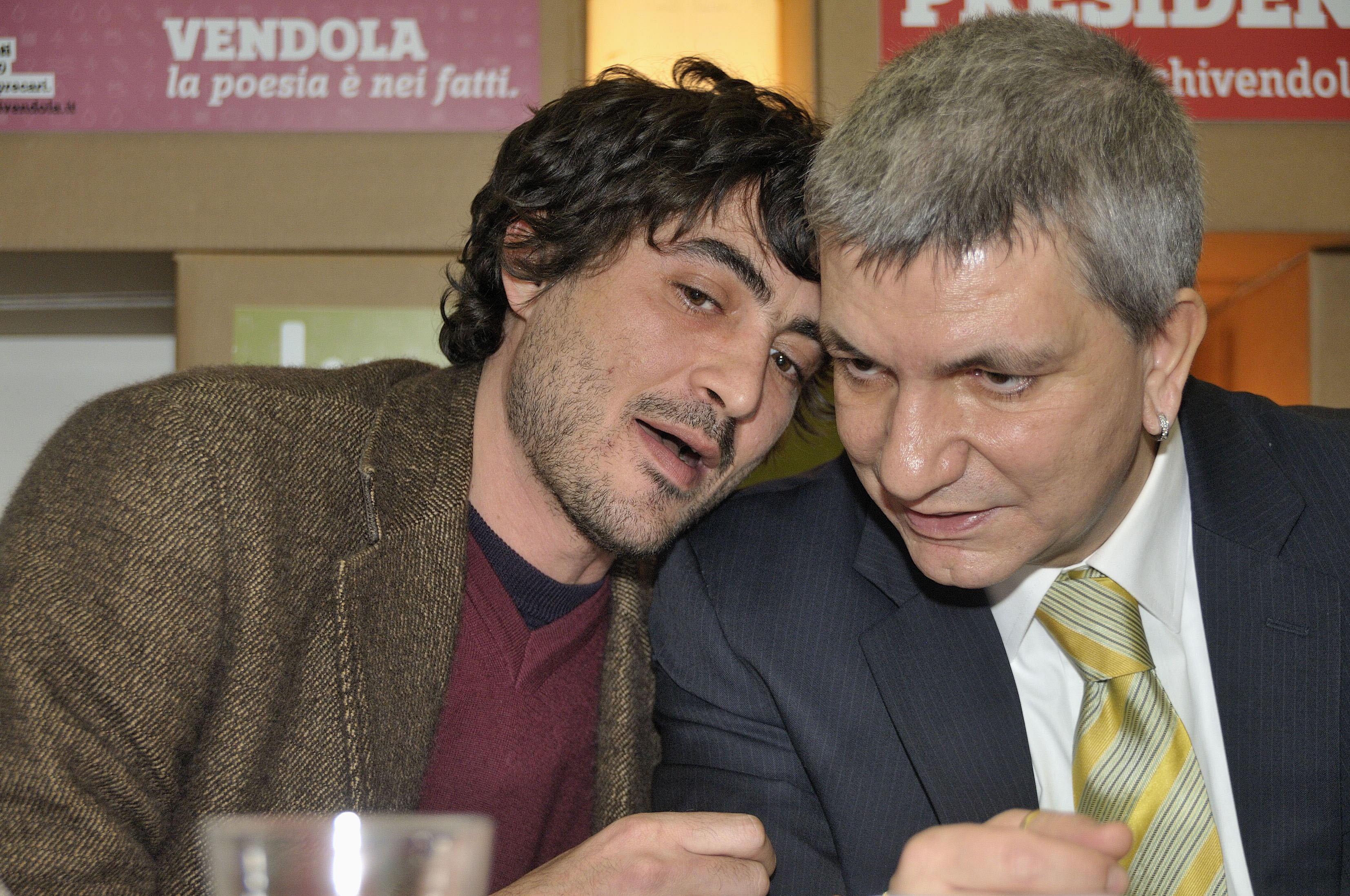 Nicola Fratoianni (a sinistra) con Nichi Vendola