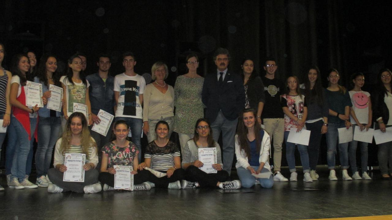 La cerimona di premiazione
