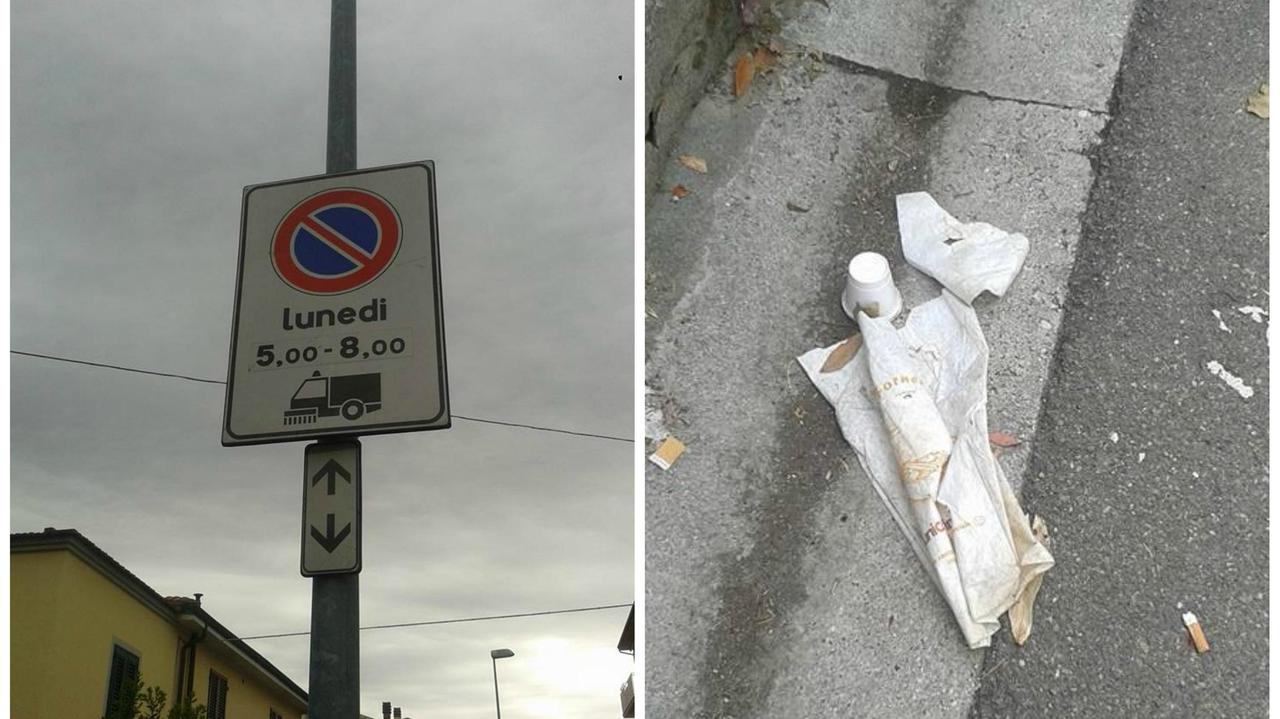 I cittadini si puliscono la strada rimasta sporca da sei settimane