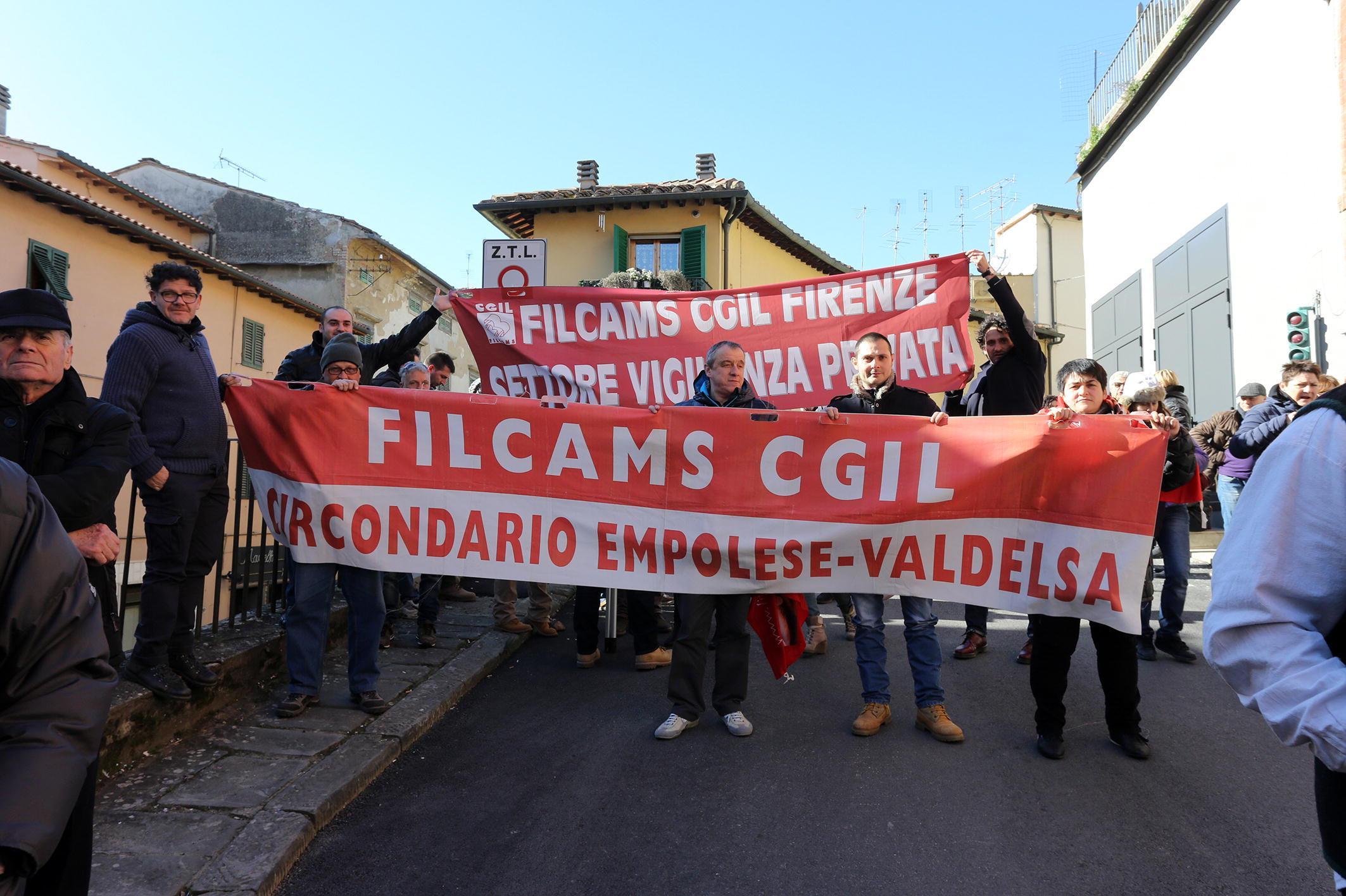 Una manifestazione della Cgil
