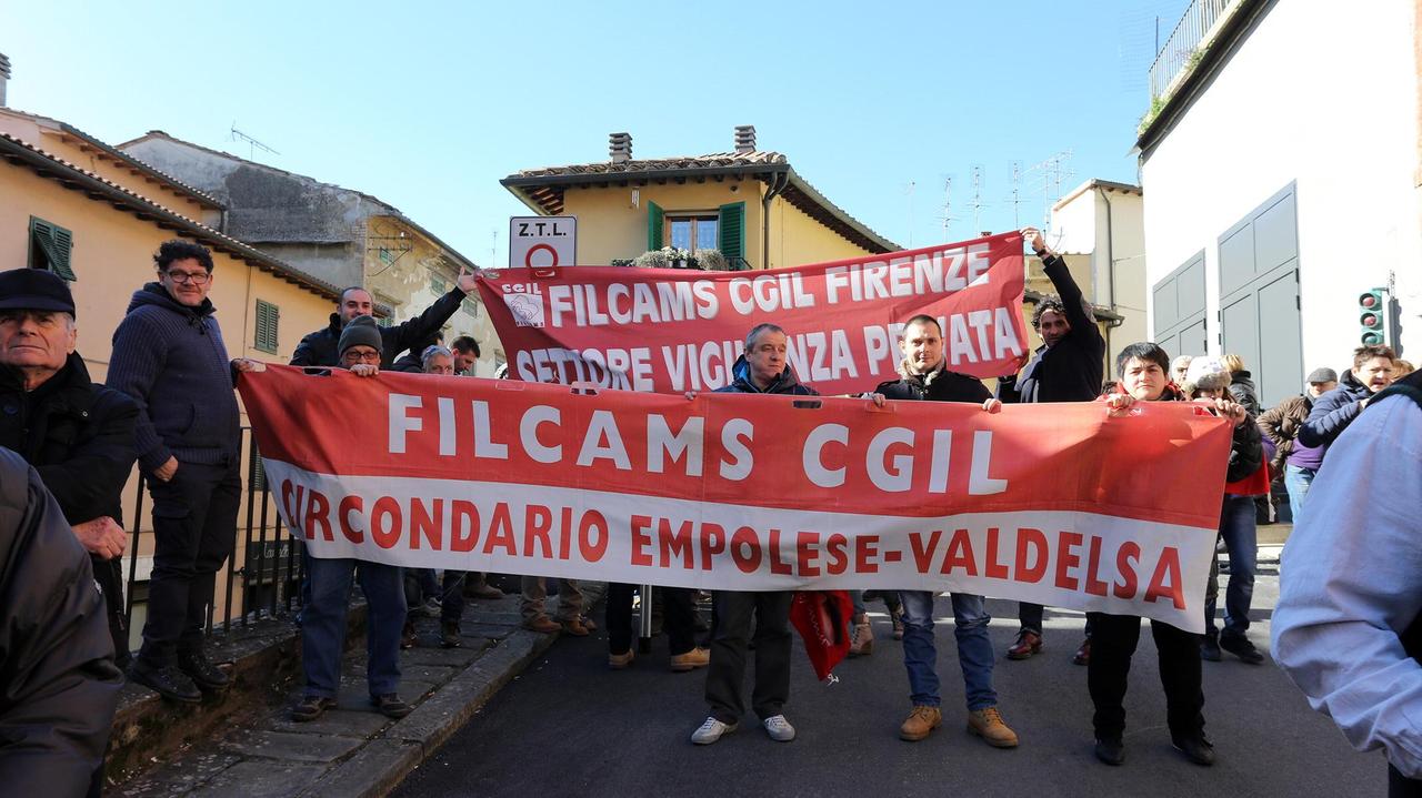 Una manifestazione della Cgil