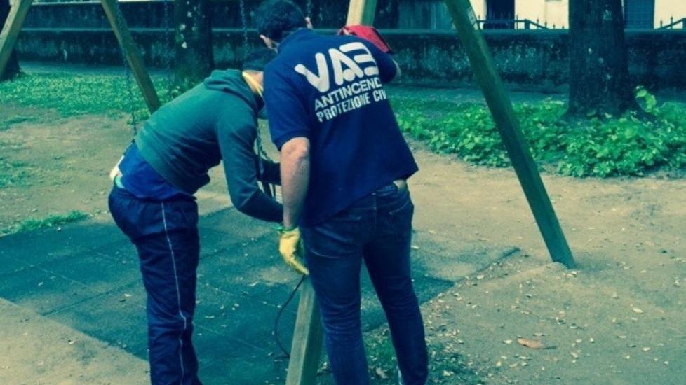 I condannati alle pene lievi al lavoro alla Passerella
