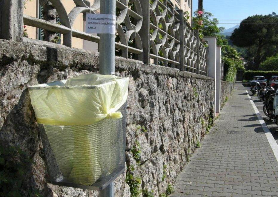 A Borgo Ponte il cestino è fai da te 