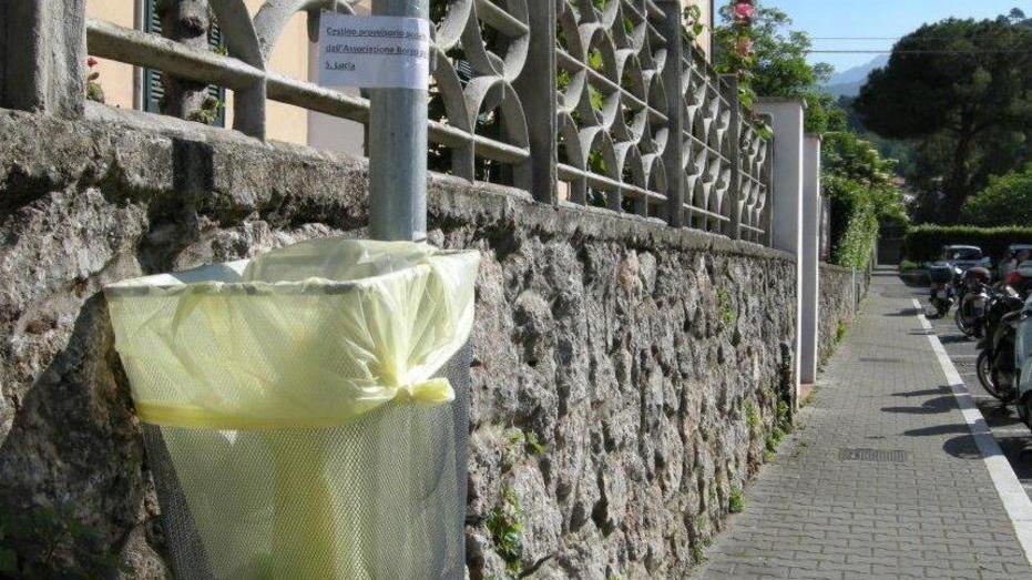 A Borgo Ponte il cestino è fai da te