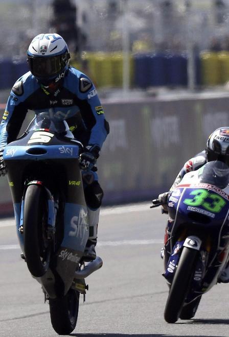 Fenati va a segno, podio tutto italiano in Moto3 