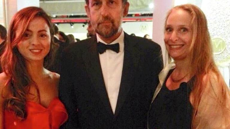 Giuditta Niccoli ed Eleonora Lastrucci con Nanni Moretti