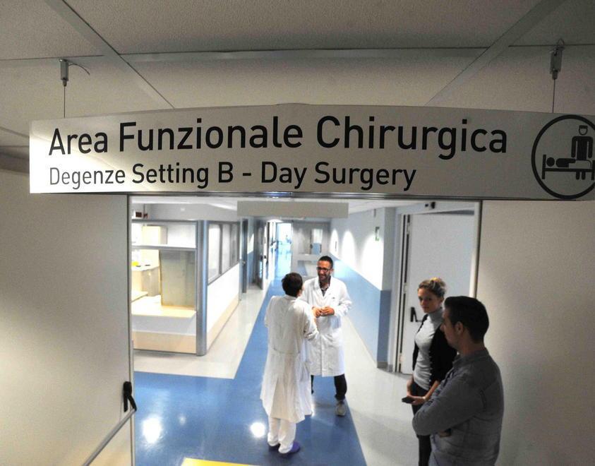 L'area funzionale chirurgica del San Jacopo (foto Gori)