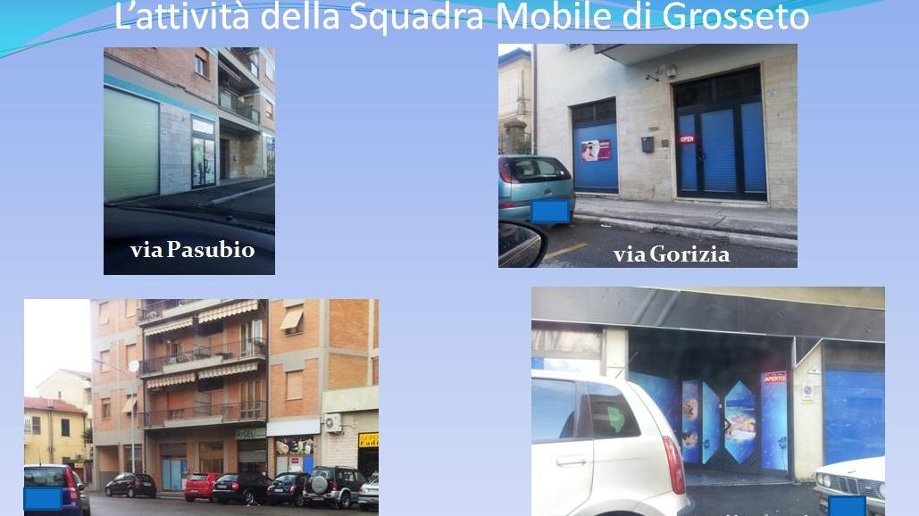 I centri massaggio sequestrati