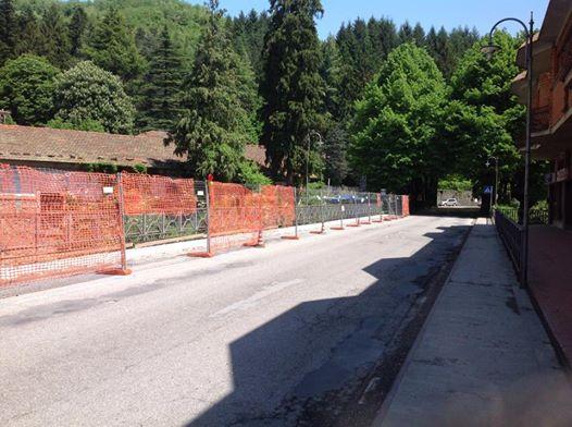 I lavori in via Pietro Leopoldo