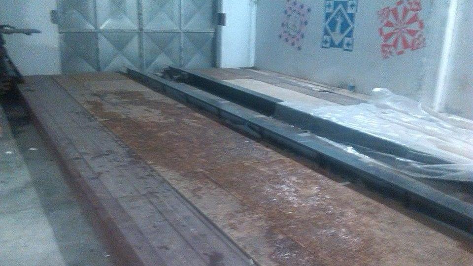 La pedana del carrello