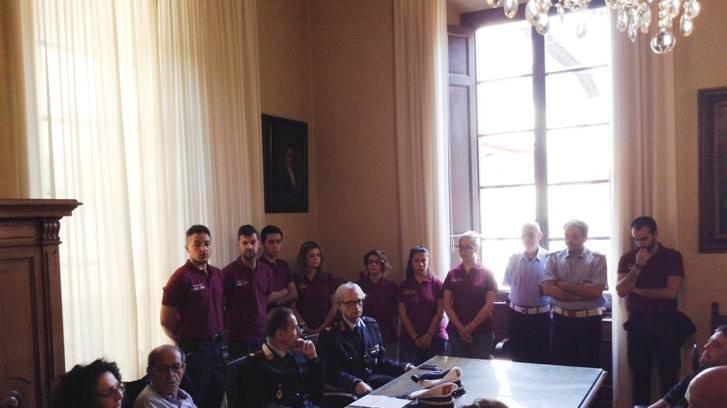 La presentazione del progetto in Comune