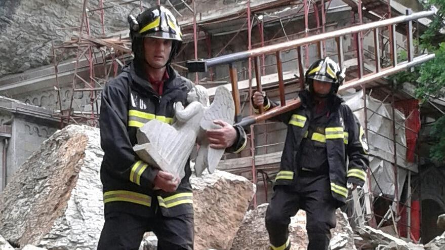 Pietra di Bismantova, salvate quattro opere nell’Eremo inagibile