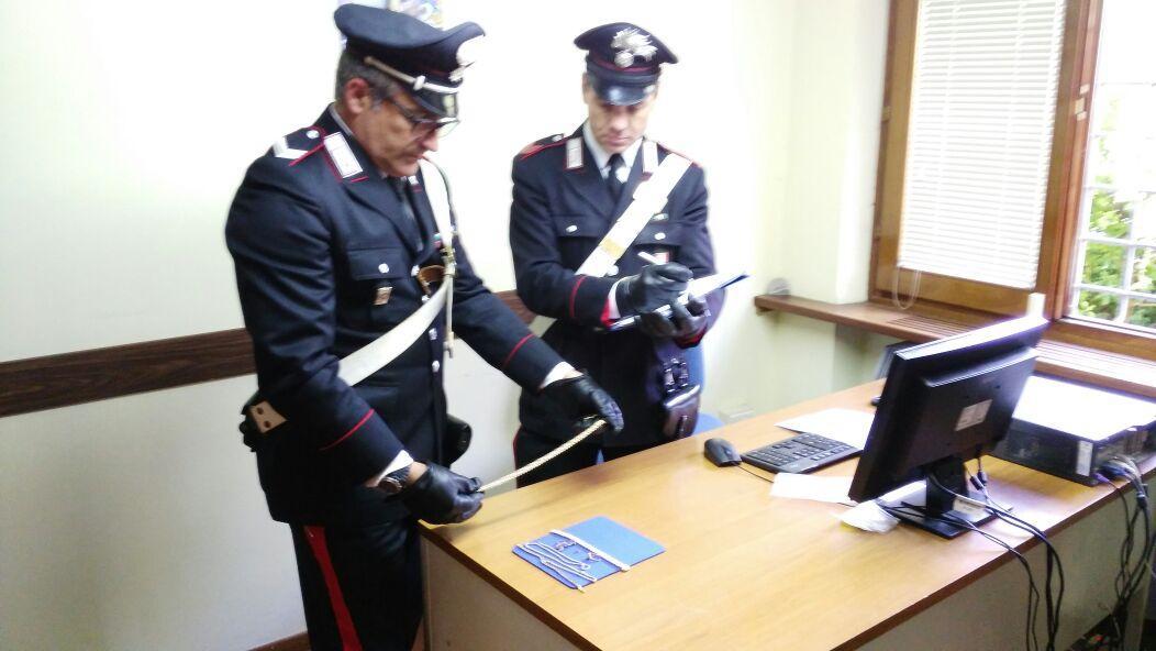 I gioielli recuperati dai carabinieri