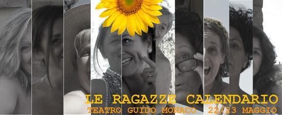 La locandina dello spettacolo "Le ragazze del calendario"