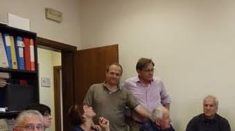 I partecipanti all'incontro in Comune sul rischio idraulico nella Piana