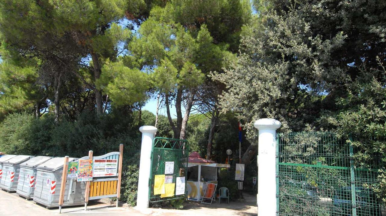 L'ingresso al parco del Paradisino a San Vincenzo