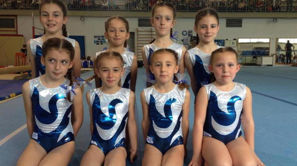 Baby ginnaste e grandi esibizioni nelle competizioni a Montevarchi 