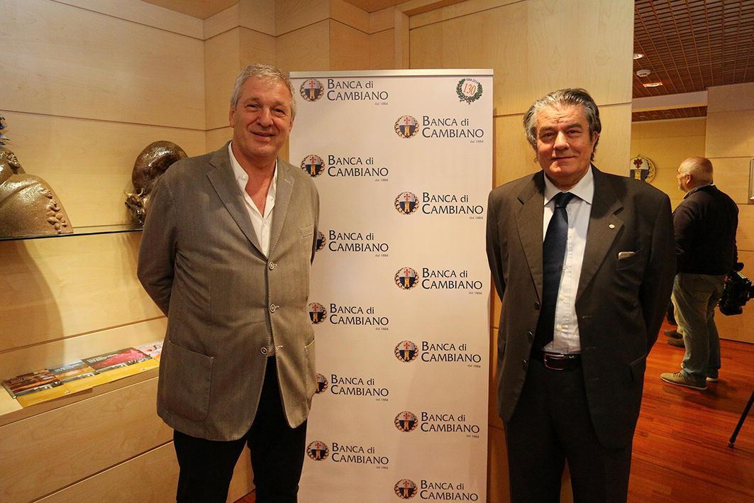 Da sinistra il presidente Paolo Regini e il direttore generale Francesco Bosio