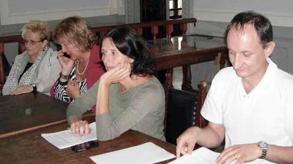 Da sinistra Graziella Cimeli, Carla Breschi, Eva Giuliani e Marco Ferrari