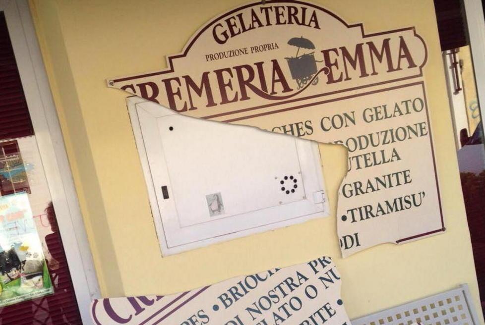 Colpo fallito alla Cremeria Emma 