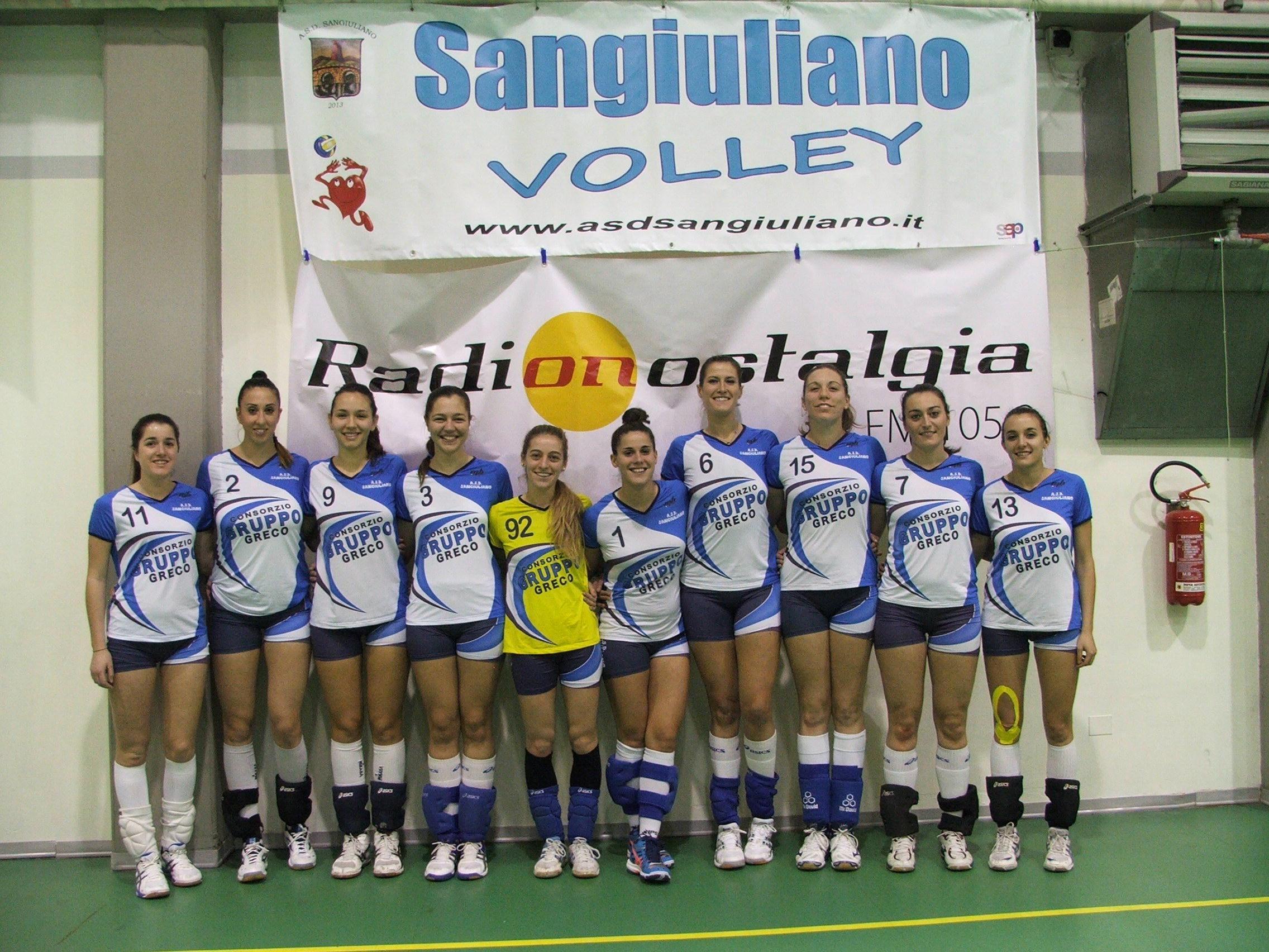 La formazione del Sangiuliano Gruppo Greco